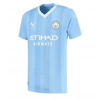 Camisa de Futebol Manchester City Equipamento Principal 2023-24 Manga Curta